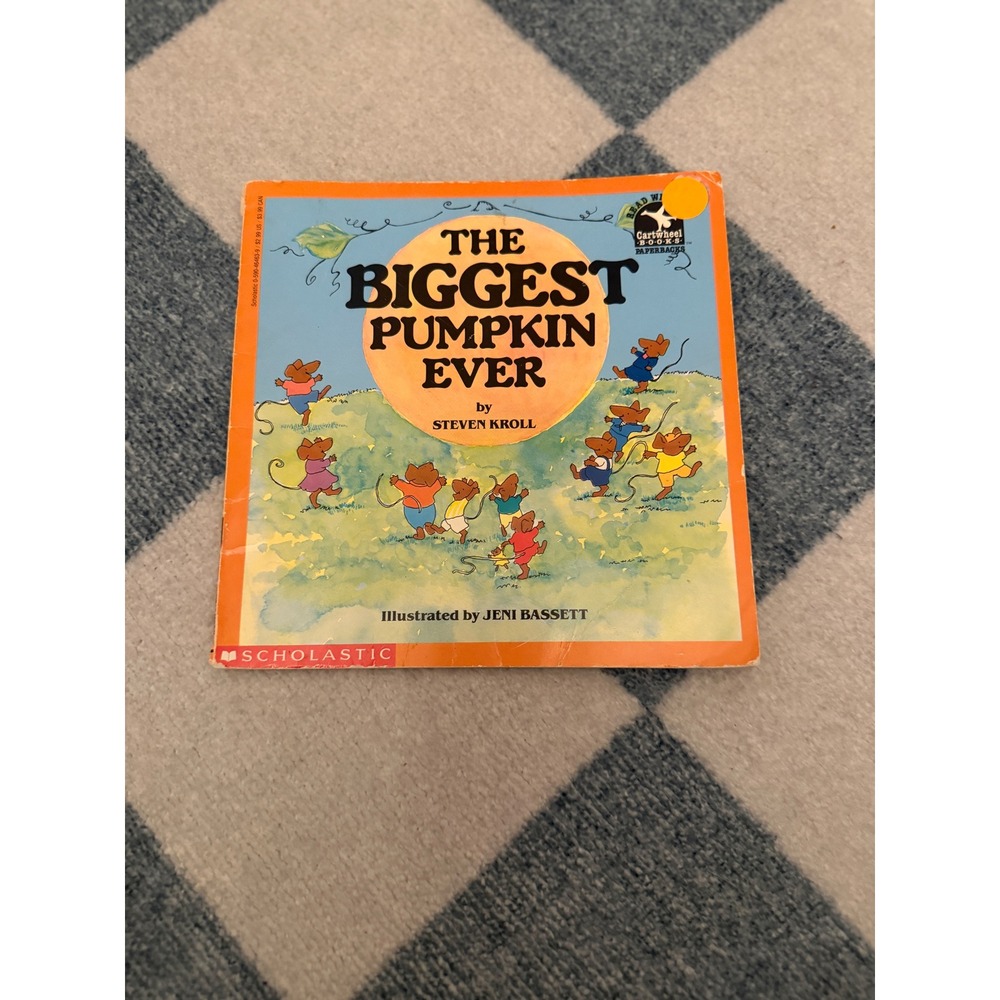 The Biggest Pumpkin Ever Steven Kroll Scholastic Vintage 1984
